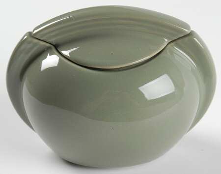Culinaria Tarragon (Green) Sugar Bowl & Lid