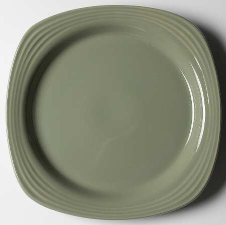 Culinaria Tarragon (Green) Square Dinner Plate