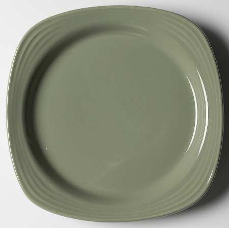 Culinaria Tarragon (Green) Square Salad Plate