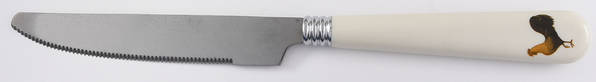 Morning Rooster Large Dinner Knife by Oneida