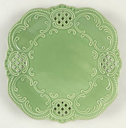 Lace Celadon Salad Plate