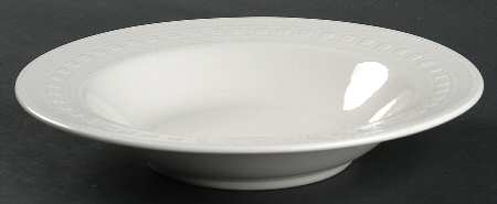 Dotted Squares Large Rim Soup Bowl