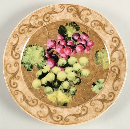 Grecian Grapes Salad Plate