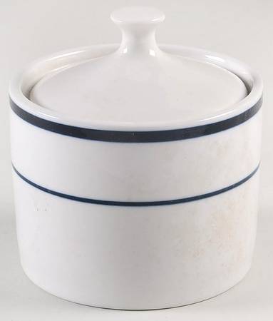Blue Bistro Sugar Bowl & Lid