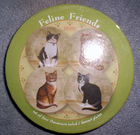 Feline Friends Salad Plate