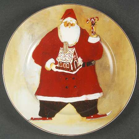 Super Size Santa Salad Plate