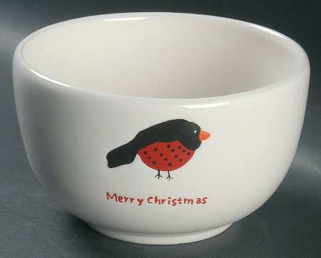 Christmas Cut Outs Soup/Cereal Bowl