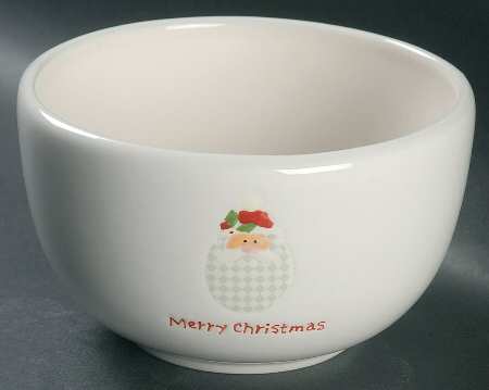 Christmas Cut Outs Soup/Cereal Bowl