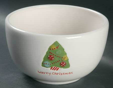 Christmas Cut Outs Soup/Cereal Bowl