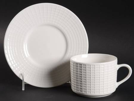 Matrix Flat Cup & Saucer Set