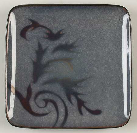 Solare Damask Scroll Square Salad Plate by Oneida