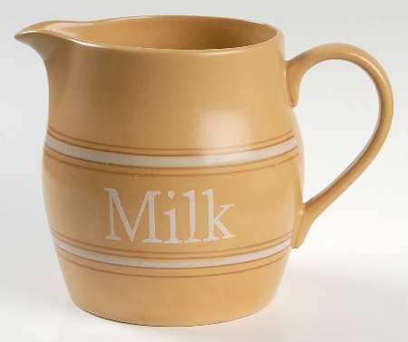 Yellow Ware Milk Pitcher
