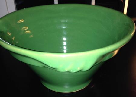 Yellow Ware Batter Bowl