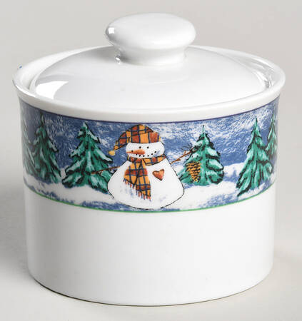 Frosty Friends Sugar Bowl & Lid