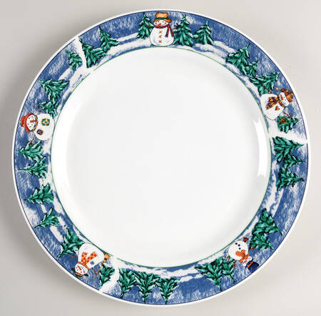 Frosty Friends 12" Chop Plate (Round Platter)