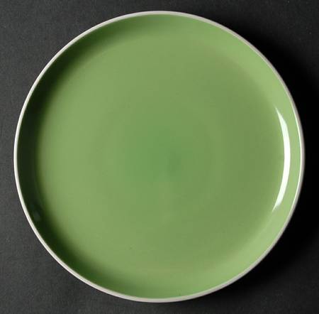 Color Burst Kiwi Green Salad Plate