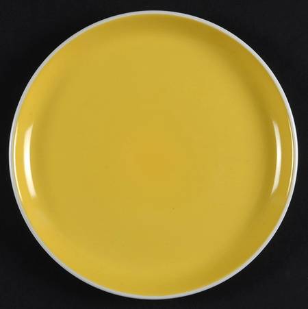 Color Burst Lemon Drop Salad Plate