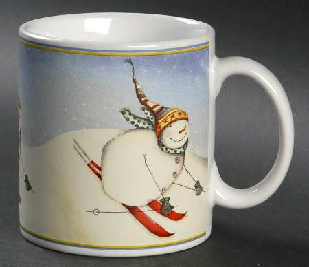 Sporting Snowman Mug