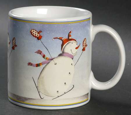 Sporting Snowman Mug