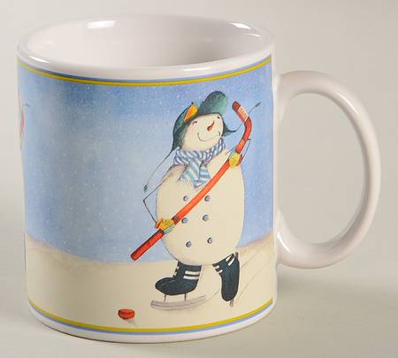 Sporting Snowman Mug