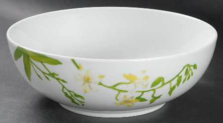 Morning Flora 8" Round Vegetable Bowl