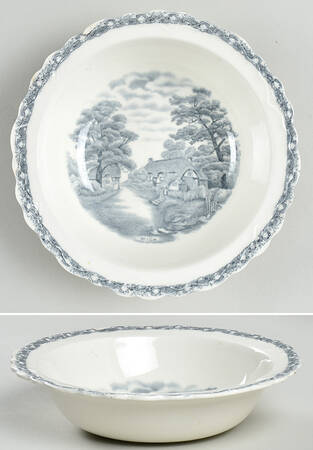 Country Side (Gray) Rim Cereal Bowl