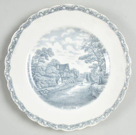 Country Side (Gray) Salad Plate