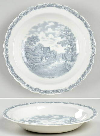 Country Side (Gray) Rim Soup Bowl