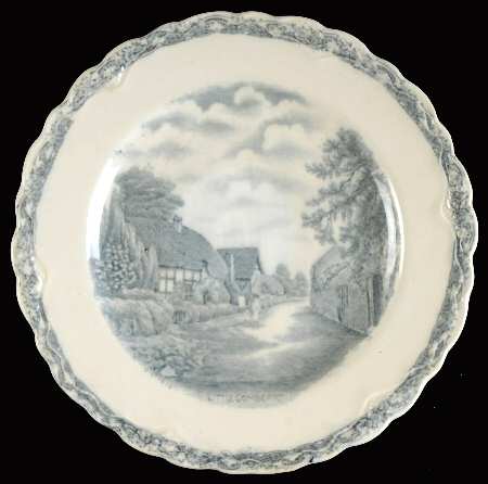 Country Side (Gray) Bread & Butter Plate