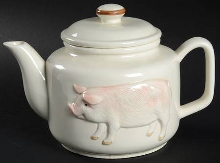 Pig Teapot & Lid