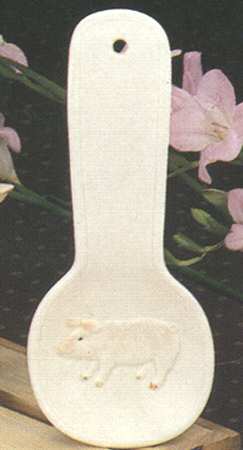 Pig Spoon Rest/Holder (Holds 1 Spoon)