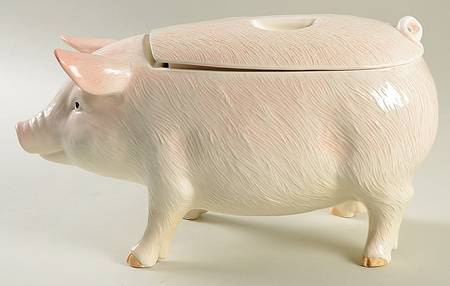 Pig Cookie Jar & Lid