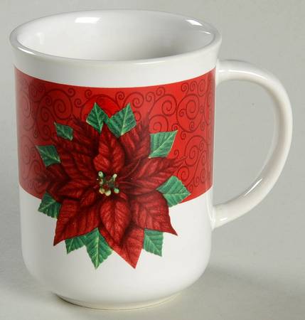 Poinsettia Mug