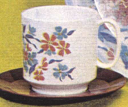 Chantilly Footed Cup & Saucer Set
