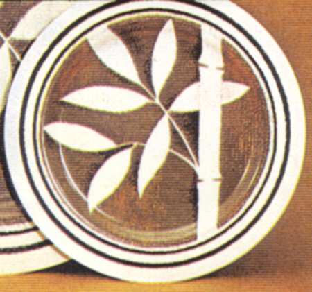 Bamboo Salad Plate