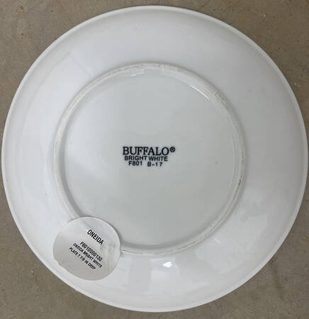 Bright White 7" Deep Plate