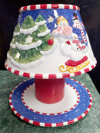 Sleigh Ride Shade for Votive Lamp