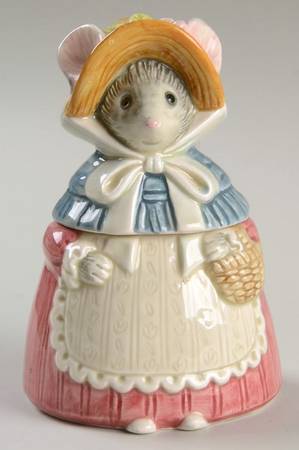 Missy Mouse Figural Sugar Bowl & Lid