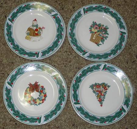 Berry Holidays Salad Plate