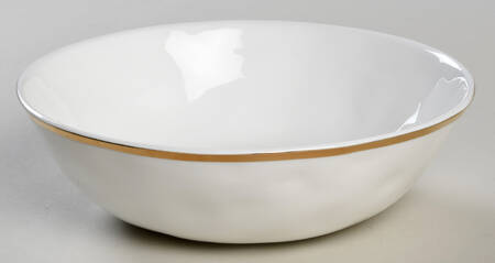 Harper (Gold Trim) Soup/Cereal Bowl