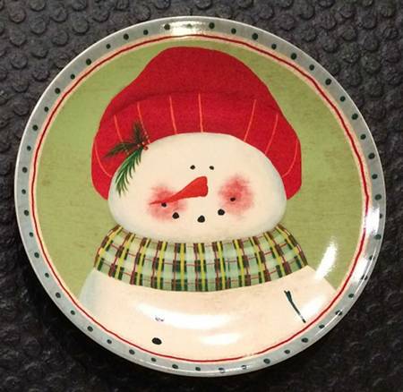 Frosty Folks Salad/Dessert Plate