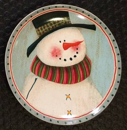 Frosty Folks Salad/Dessert Plate