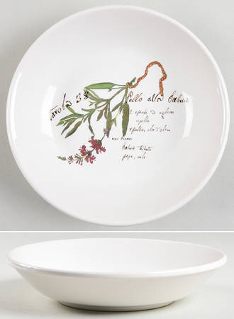 Kitchen Herb Tuscan 8" Individual Pasta Bowl