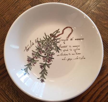 Kitchen Herb Tuscan 8" Individual Pasta Bowl