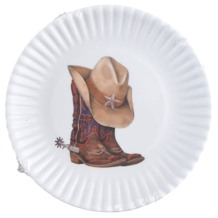 Melamine Dinnerware Appetizer Plate - Set of 4 Motifs by One Hundred 80 Degrees