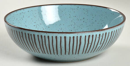 Back To Origins Blue Individual Dinner Bowl