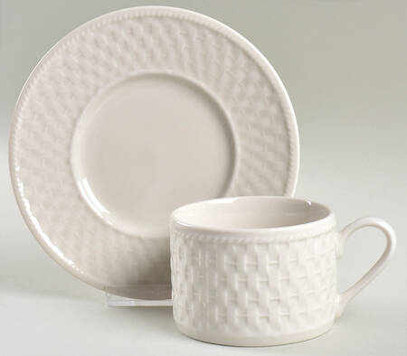 Flat Cup & Saucer Set