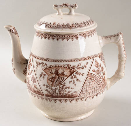 Brighton Brown Coffee Pot & Lid