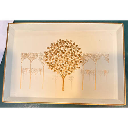 Golden Mist 8" Rectangular Melamine Tray