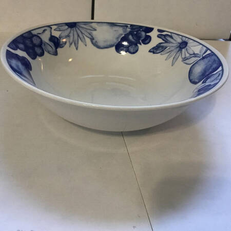 Fruit on Canvas Soup/Cereal Bowl